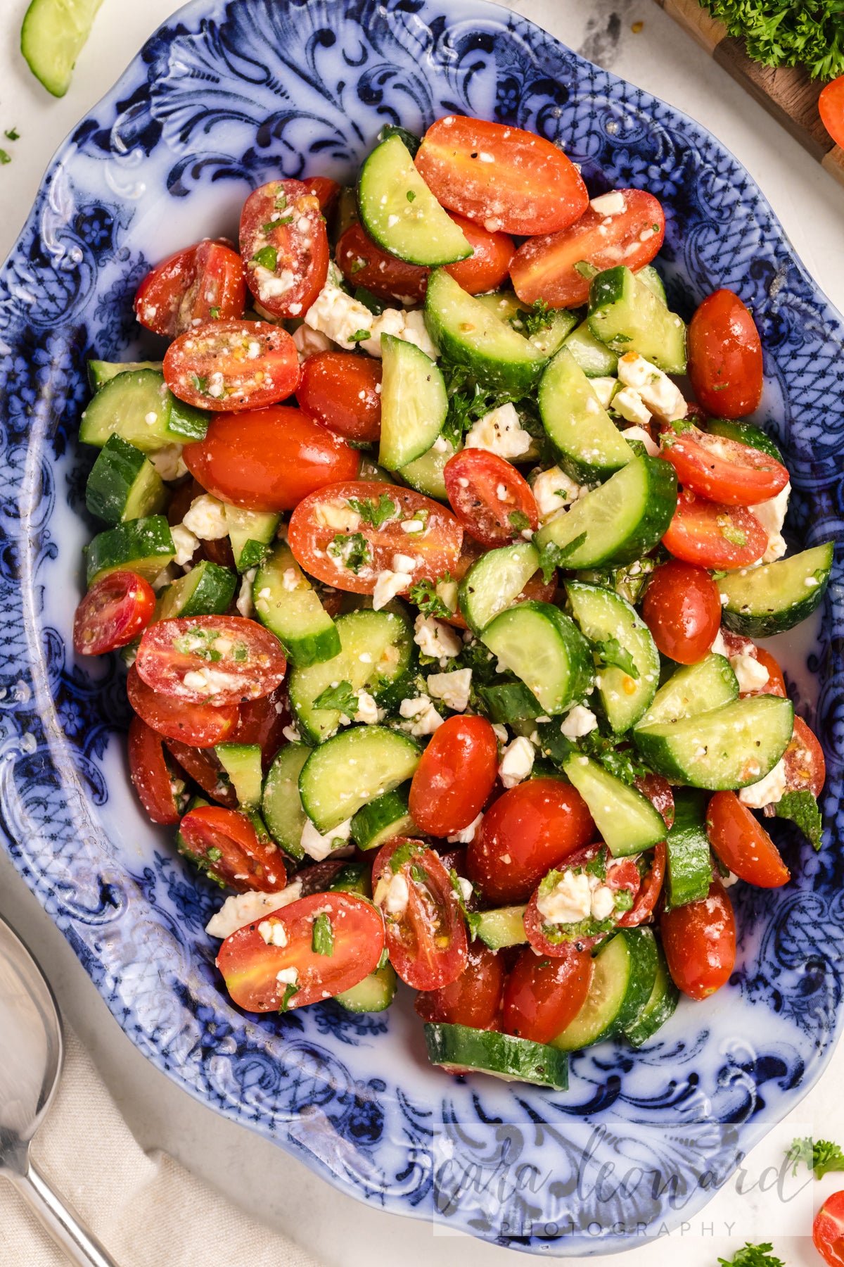 Cucumber Tomato and Feta Salad **EXCLUSIVE** Recipe