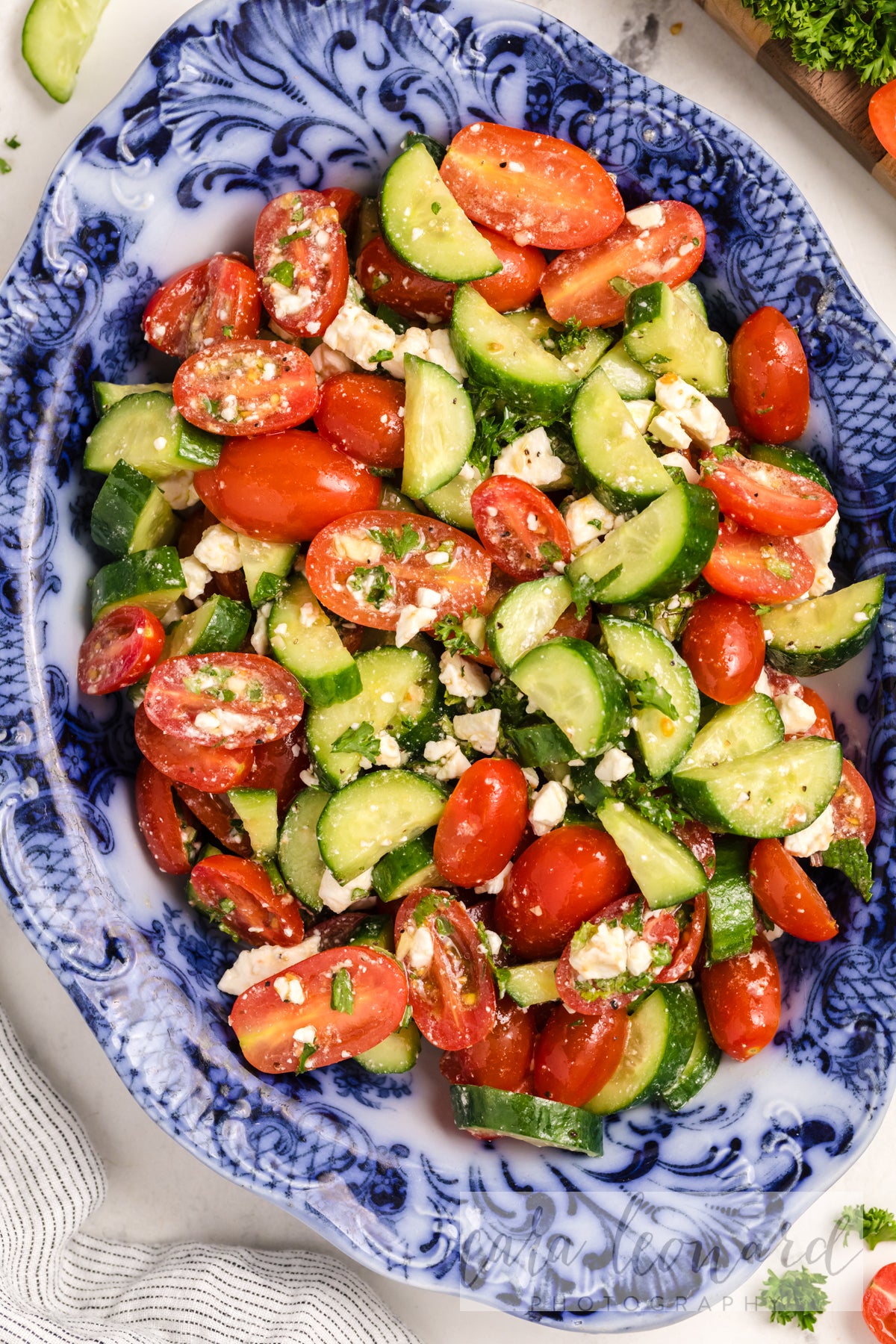 Cucumber Tomato and Feta Salad **EXCLUSIVE** Recipe