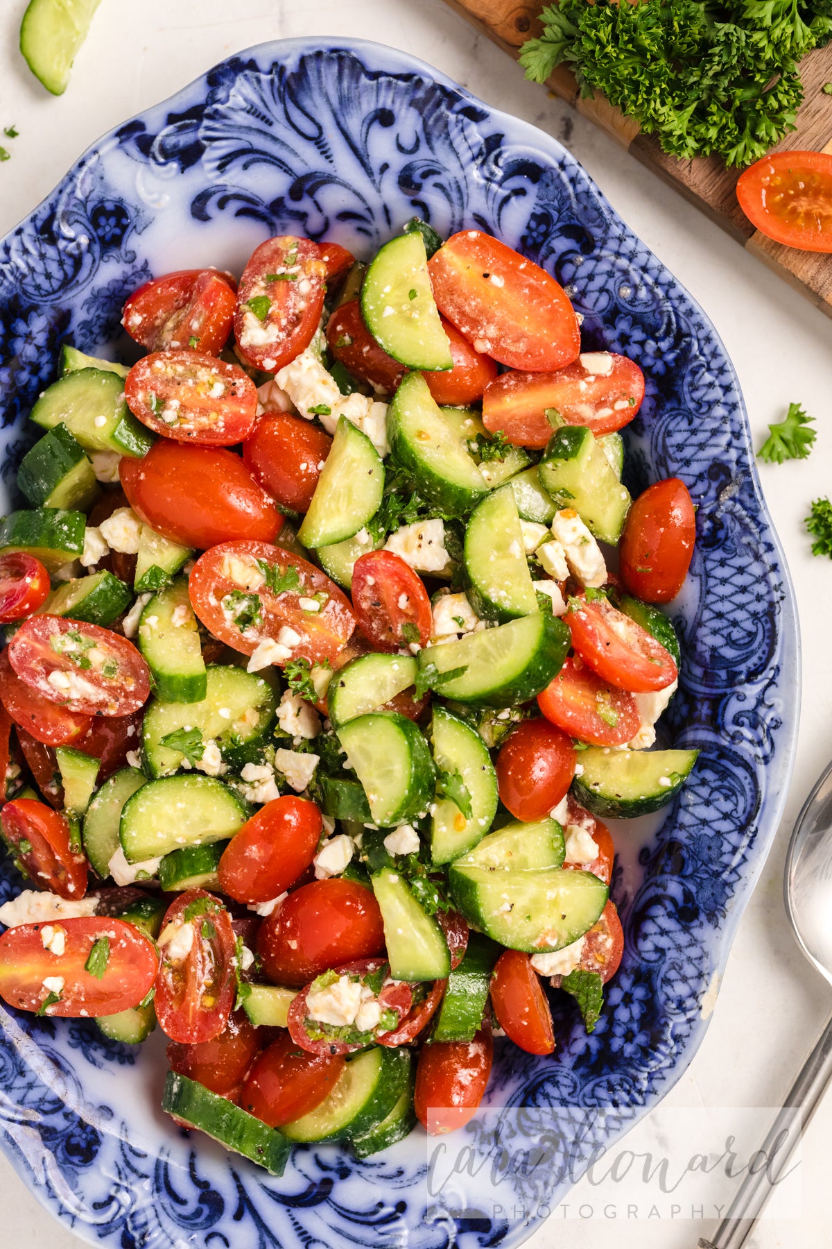 Cucumber Tomato and Feta Salad **EXCLUSIVE** Recipe